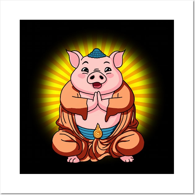 Pig Worship Wall Art by deadEYEZ